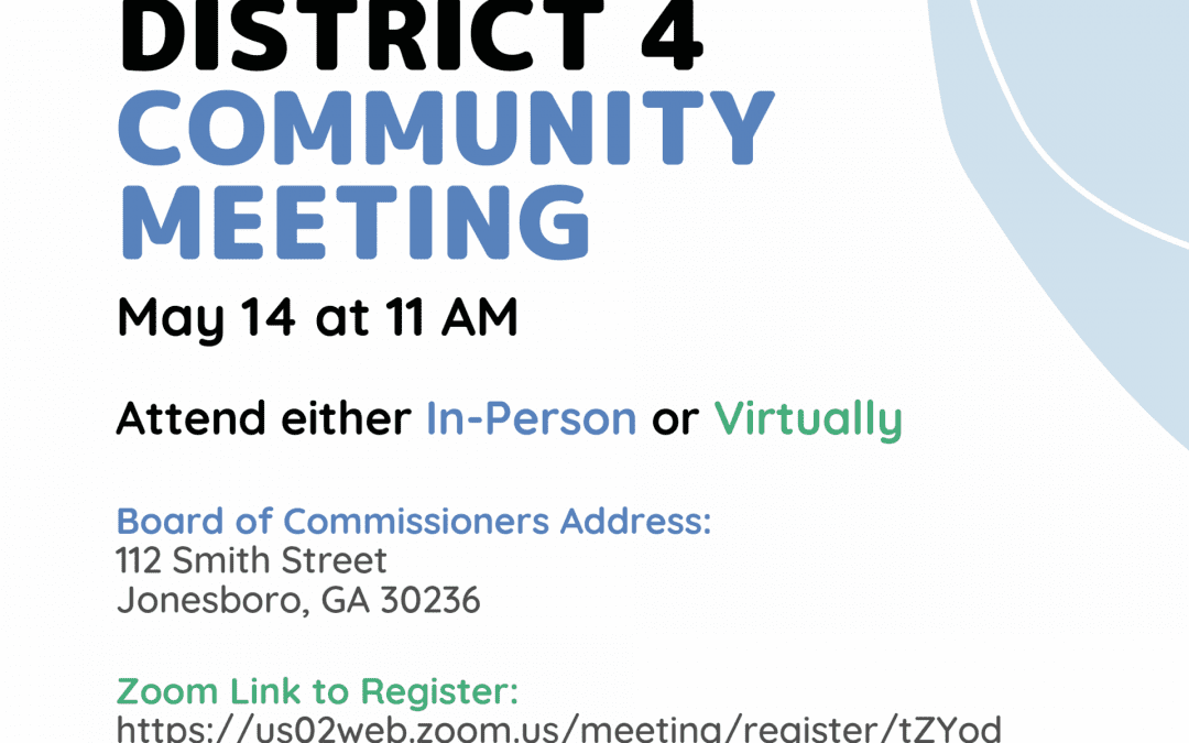 District 4 Commissioner DeMont Davis Community Meeting