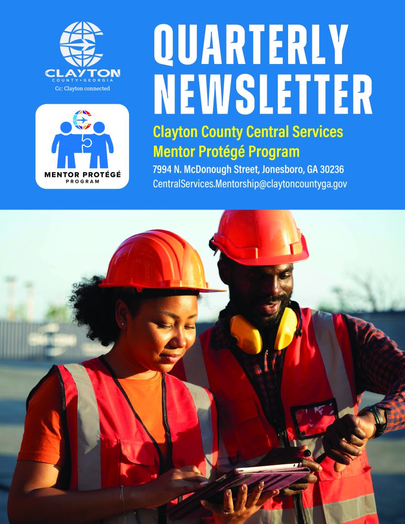 Clayton County Central Services Mentor Protege Program Newsletter