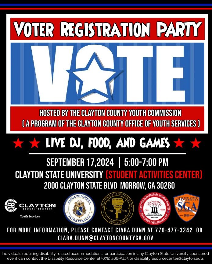 Clayton County Event Flyer